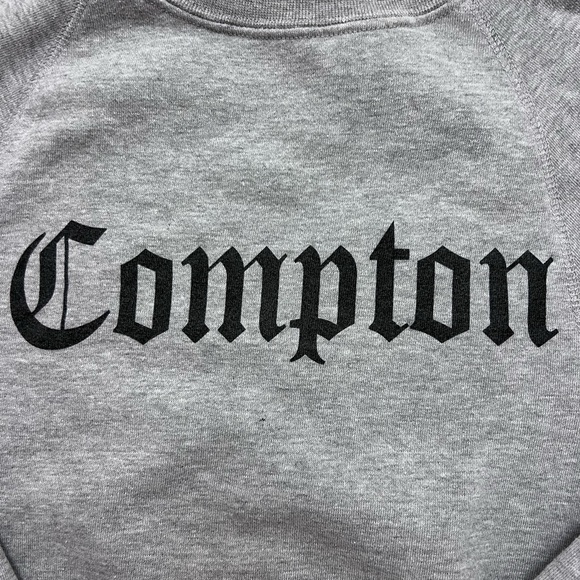 SSUR “Compton” Crewneck Sweatshirt Men’s Small Gray - Picture 2 of 6